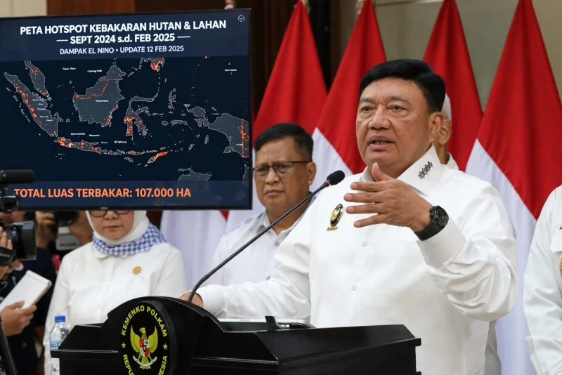 Menko Polkam: El Nino Percepat Perambatan Lahan Terbakar di Indonesia