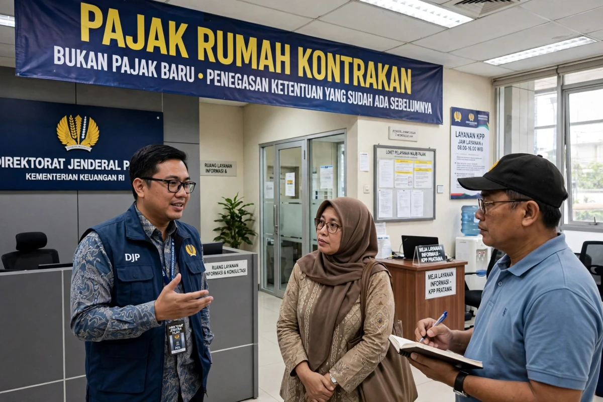 DJP Tegaskan Pajak Rumah Kontrakan Bukan Pajak Baru