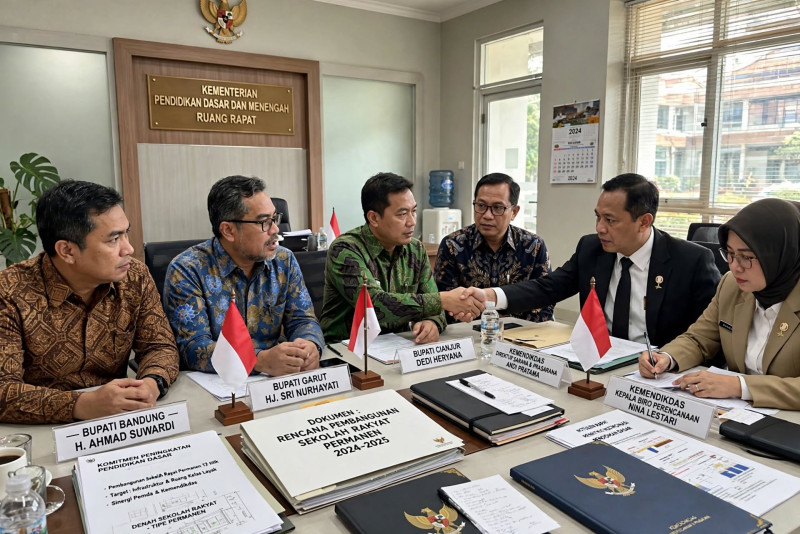 Empat Bupati Siap Bangun Sekolah Rakyat Permanen Usai Menghadap Wamensos