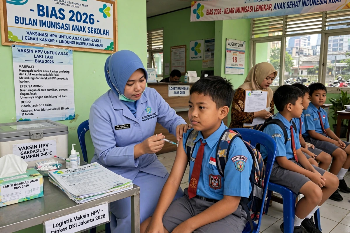 Vaksin HPV Anak Laki-Laki BIAS 2026: Manfaat dan Efek Samping