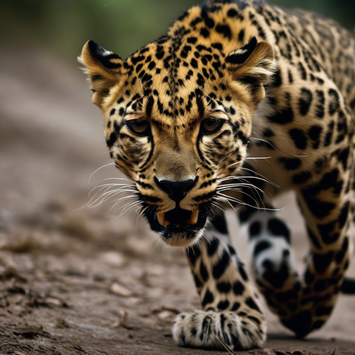 Macan tutul terluka menyerang petugas yang berusaha menolongnya