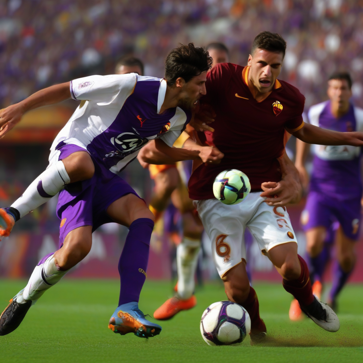 Roma Vs Fiorentina: Malen Ciptakan Hat-trick dalam Kemenangan Besar