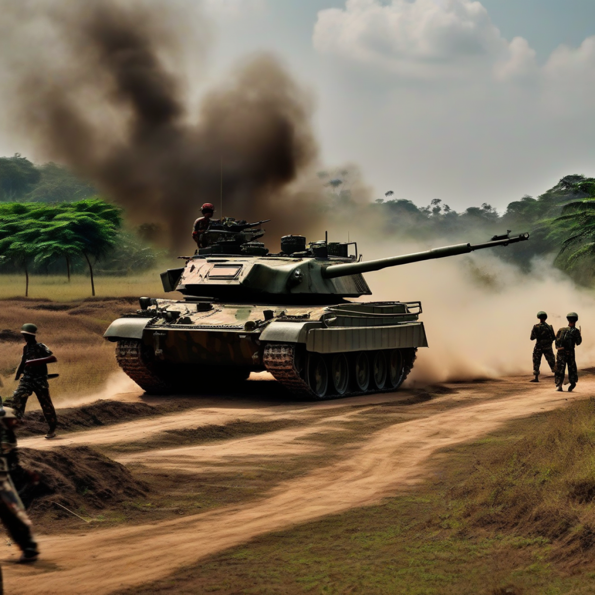 Tragedi di Bangladesh: Tank Tiongkok Meledak Saat Latihan